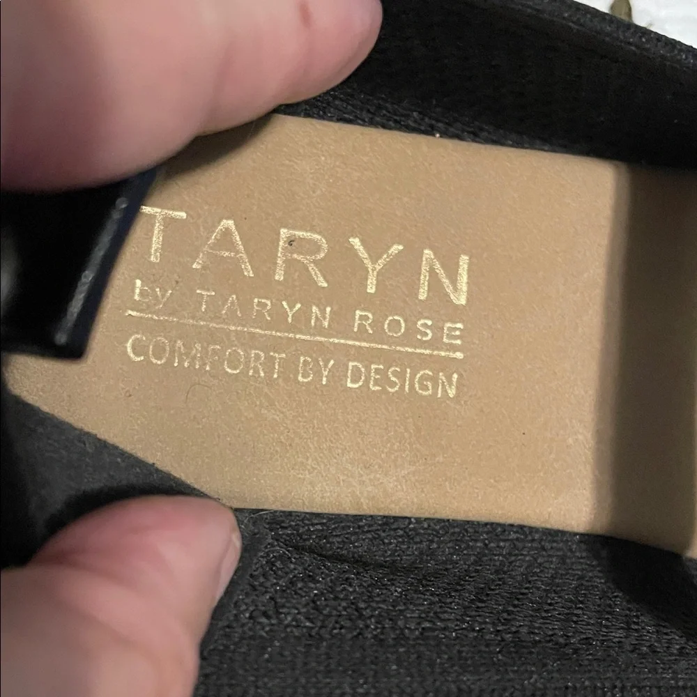 Taryn Rose Elegant Black Flats